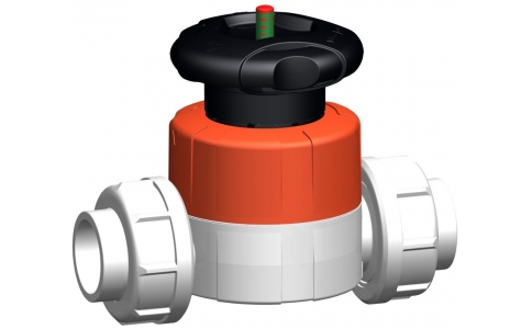 PVDF标准型隔膜阀带焊接承插端公制